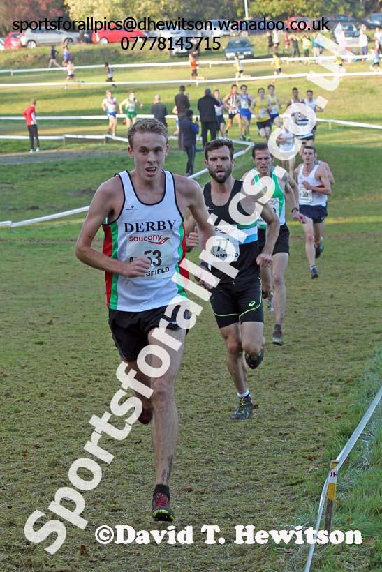Senior men, National Cross Country Relays, Berry Park, Mansfield. Photo: David T. Hewitson/Sports for All Pics